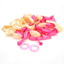 Load image into Gallery viewer, Party Pink And White Confetti Balloon (available for purchase in increments of 1)