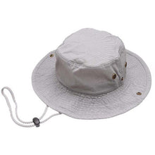 Load image into Gallery viewer, Newhattan 100% Cotton Solid Safari Bucket hats Foldable Unisex