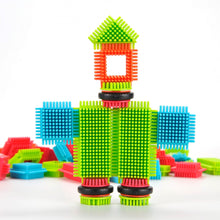 Load image into Gallery viewer, Colorful Bristle Shape Building Blocks | 112 Pieces