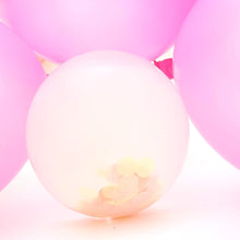 Load image into Gallery viewer, Party Pink And White Confetti Balloon (available for purchase in increments of 1)