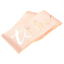 Load image into Gallery viewer, Pink And Gold Bachelorette Party Bride To Be Sash  (available for purchase in increments of 1)