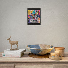 Load image into Gallery viewer, You Are Your Only Limit Rolled Poster — Colorful Abstract Bird Motivation Wall Art