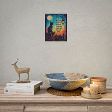 Load image into Gallery viewer, "Take the Next Step" Black Cat Motivational Poster – City Skyline Wall Art Print