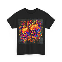 Load image into Gallery viewer, Flaming Skulls T-Shirt - Size S - 5XL