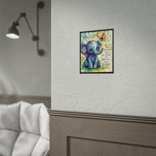 Load image into Gallery viewer, Inspirational Elephant Poster - "You Are Stronger Than You Think" Rolled Art Print