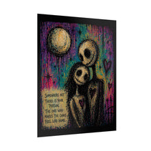 Load image into Gallery viewer, Rolled Poster — 'Somewhere Out There Is Your Person' Gothic Romantic Art Print