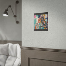 Load image into Gallery viewer, Stay Curious Stay Bold Rolled Poster — Modern Expressionist Bird Wall Decor