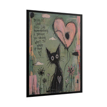 Load image into Gallery viewer, Whimsical Cat Love Quote Rolled Poster - Perfect for Home Decor, Gifts, and Celebrations