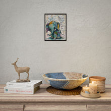 Load image into Gallery viewer, Elephant Nursery Poster — 'You Are Stronger Than You Think and More Loved Than You Know' Rolled Art Print