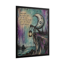 Load image into Gallery viewer, Rolled Poster — Moon Lantern Art Print with Encouraging Quote