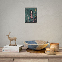 Load image into Gallery viewer, Embrace the Weird Let the World Adapt Rolled Poster — Gothic Whimsical Fantasy Wall Art