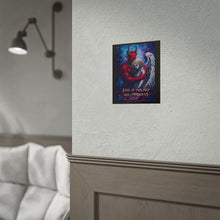 Load image into Gallery viewer, Rolled Poster — Love Is Malady and Madness Demon & Angel Art Print