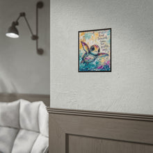 Load image into Gallery viewer, Sea Turtle Poster — "Keep Swimming Toward Your Brighter Days" Inspirational Rolled Art Print