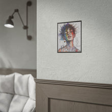 Load image into Gallery viewer, "Live Loud Love Proud" Art | Serene Closed Eyes Sketch Portrait Poster