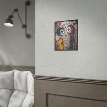 Load image into Gallery viewer, Whimsical Gothic Couple Art Print – "You Are Braver Than You Think" Affirmation Wall Decor