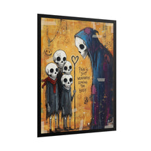 Load image into Gallery viewer, Rolled Poster — 'Pain Is Just Weakness Leaving The Body' Skeleton Art Print