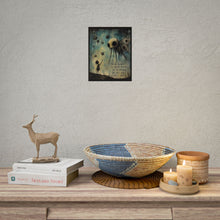 Load image into Gallery viewer, Rolled Poster — Moody Art Print with Quote: “You Are Allowed to Forgive Yourself”