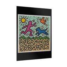 Load image into Gallery viewer, Keep Moving Forward Poster — Colorful Motivational Art Print (Rolled Poster)