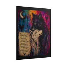 Load image into Gallery viewer, Wild Love Needs Freedom – Inspirational Wolf Canvas Print