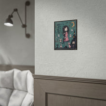 Load image into Gallery viewer, Embrace the Weird Let the World Adapt Rolled Poster — Gothic Whimsical Fantasy Wall Art
