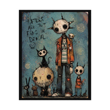 Load image into Gallery viewer, Haters Are Fans in Denial Rolled Poster — Gothic Whimsical Punk Fantasy Wall Art