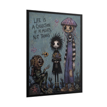 Load image into Gallery viewer, Life Is a Collection of Moments Not Things Rolled Poster — Dark Fantasy Deep Sea Wall Decor