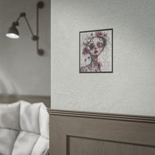 Load image into Gallery viewer, Rolled Poster — Gothic Portrait Art Print with Quote