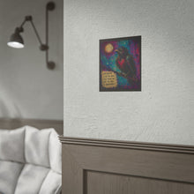 Load image into Gallery viewer, "Your Passion Is Not Too Much" Black Bird Wall Art | Neon Gothic Print
