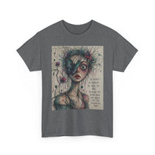 Load image into Gallery viewer, Surreal Portrait Tee — “Be Weird. Be Random…” Artistic Graphic T-Shirt