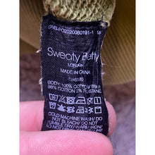Load image into Gallery viewer, Sweaty Betty Sweatshirt Womens XXS Crewneck Pullover Athleisure Olive Green