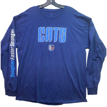 Load image into Gallery viewer, Charlotte Bobcats Shirt Mens Extra Large Spell Out NBA Basketball Sleeve Hit