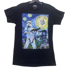 Load image into Gallery viewer, Star Wars Shirt Mens Small Stormtrooper Van Gogh Starry Night AOP Streetwear