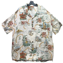 Load image into Gallery viewer, Vintage Sandwich Isle Shirt Mens 2XL Hawaiian AOP Beachy Coastal Travel Festival