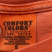 Load image into Gallery viewer, Zac Brown Band Shirt Mens Small Spell Out Country Western Orange Festival