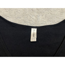 Load image into Gallery viewer, Chris's Stuff Womens XXL Black Age Gets Better With Wine Rhinestone V-Neck Tee