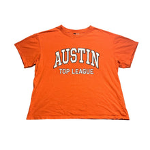 Load image into Gallery viewer, Austin Top League Shirt Mens Graphic T-Shirt Orange Medium Short Sleeve