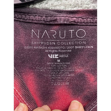 Load image into Gallery viewer, Naruto Shirt Mens Medium Tie-Dye AOP Anime Spell Out Grunge Everyday Streetwear