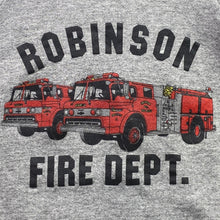 Load image into Gallery viewer, Vintage Robinson Fire Dept Sweatshirt Women Extra Large Pull Over AOP Streetwear