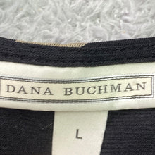 Load image into Gallery viewer, Dana Buchman Blouse Womens Large Abstract Tiered Sleeveless Mature Career