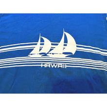 Load image into Gallery viewer, Vtg 1981 Crazy Shirts Mens Large Hawaii Sailboat Sleeve Hit Spell Out Wraparound