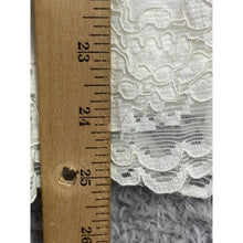 Load image into Gallery viewer, AQUA Dress Womens Small White Floral Lace Ruffle Mini Crochet Beachy Bridal