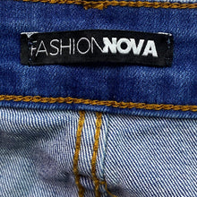 Load image into Gallery viewer, Fashion Nova Jeans Womens 14 AOP High Rise Preppy Academia Streetwear Everyday