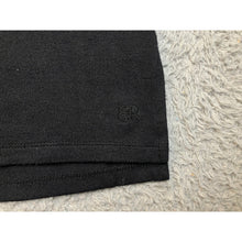 Load image into Gallery viewer, Womens Black Knit Tunic Sweater Relaxed Fit Drop Shoulder Side Slit Top L