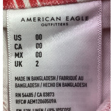 Load image into Gallery viewer, American Eagle Shorts Womens 00 Stripe Preppy Summer Stretwear Beachy Coastal