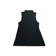Load image into Gallery viewer, Torrid Womens Plus Size 2 Black Mock Neck Half Zip Ring Pull Sleeveless Tank Top
