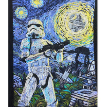 Load image into Gallery viewer, Star Wars Shirt Mens Small Stormtrooper Van Gogh Starry Night AOP Streetwear