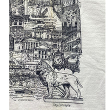 Load image into Gallery viewer, Vtg 1992 Chicago Shirt Mens Extra Large AOP Spellout Grunge Single Stitch
