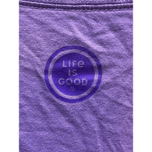 Load image into Gallery viewer, Life is Good Shirt Womens Extra Large Mature Football Long Sleeve VNeck Lavender