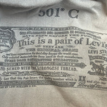 Load image into Gallery viewer, Levis 501 C Jeans Womens 30" Button Fly Curve Black Streetwear Preppy Everyday