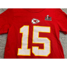 Load image into Gallery viewer, Kansas City Chiefs Jersey Boys Large Nike Mahomes Super Bowl Football Athletic